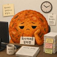 퇴사마려운김치전