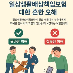 일상생활배상책임보험(일배책)에 대한 흔한 오해