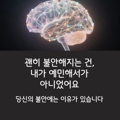 괜히 불안해지는 건, 내가 예민해서라고 생각해왔습니다.