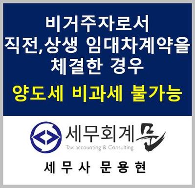 비거주자로서 직전․상생임대차 계약을 체결한 후 거주자로 주택을 양도할 때 상생임대주택 특례적용여부(비과세 불가능)