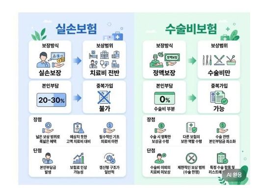 "5세대 실손보험 나와도 수술비보험은 꼭 따로 있어야 하는 이유