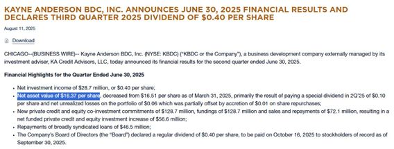 배당 수익률 14% 업계의 대장주 vs 신흥 강자 BDC