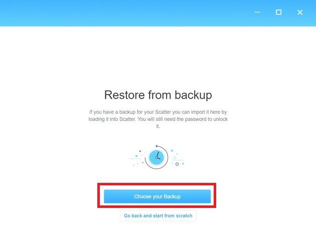 이오스 프라이빗키를 잃어버리고 스캐터도 삭제되었어요?의 1번 째 이미지
