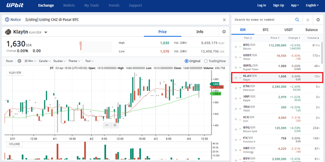 카카오 클레이튼 코인 상장되어 있나요?의 0번 째 이미지