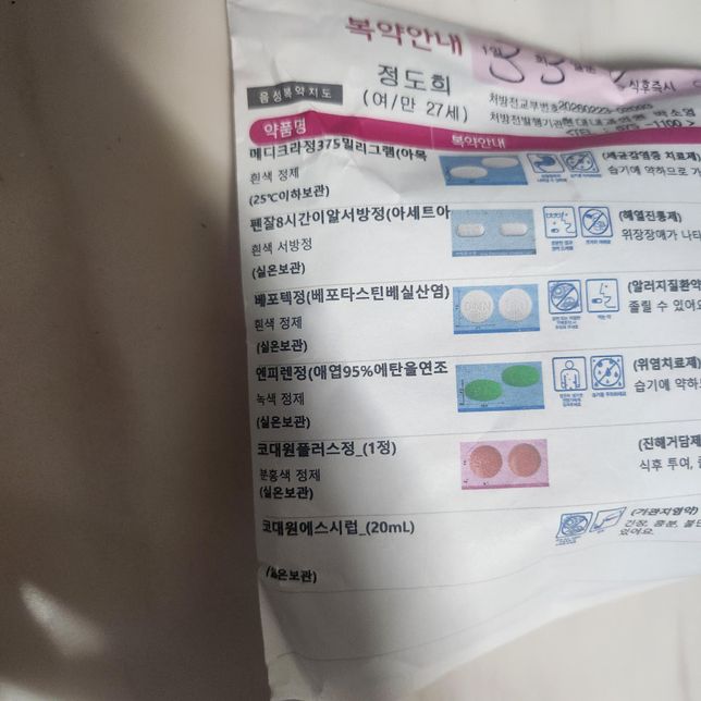 감기약이랑 진통제랑 같이 먹어도 될까요?의 0번 째 이미지