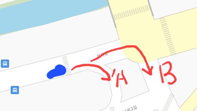 우회전 가능한지 봐 주세요? 사진 첨부의 0번 째 이미지