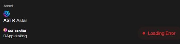 폴카닷 지갑 탈리스만에 아스타코인 스테이킹 에러가 뜨는데 이거왜이런건지 아시는분 있을까요?의 2번 째 이미지