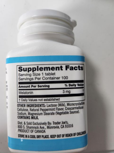 트레이더조 멜라토닌과 가장 비슷한 성분의 멜라토닌 추천해주세요의 0번 째 이미지