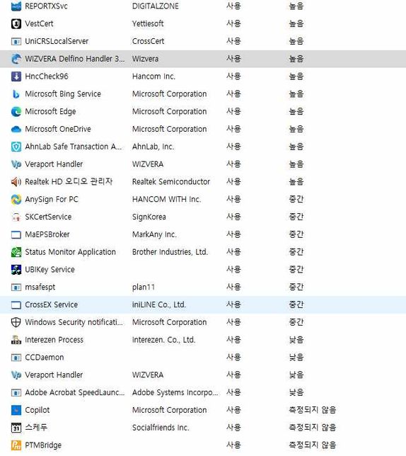 원도우 작업관리자 도움필요해요.(속도저하 원인해결)의 0번 째 이미지