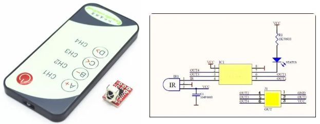 IR리모컨 모듈로 제어하는 릴레이보드에 대한 질문입니다.의 1번 째 이미지