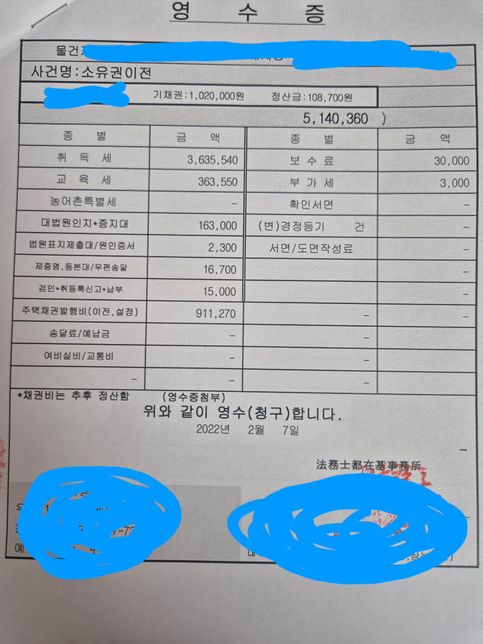 양도소득세 신고시 필요경비인정되는 부분은요?의 0번 째 이미지