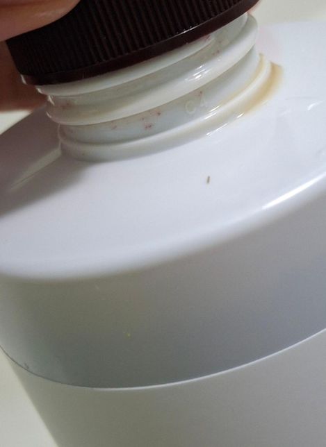 이거 붉은색 곰팡이가 맞나요? 아니면 샴푸에 있는 일부 성분인가요?의 0번 째 이미지