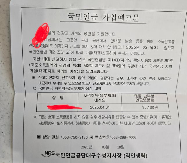 소득세를 낼지 연금보험을 가입할지?의 0번 째 이미지
