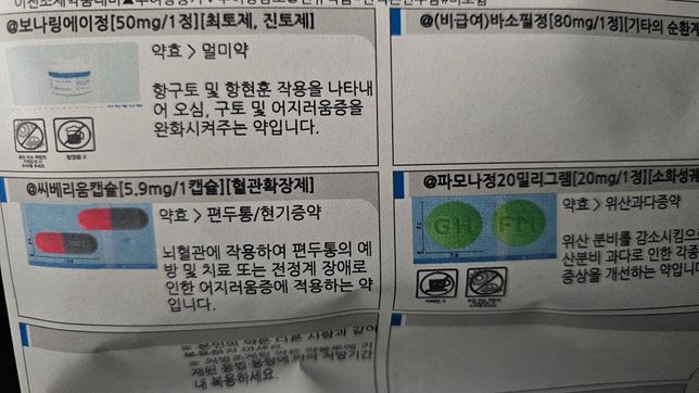 이 약들 음주랑 중복돼도 괜찮나요???의 0번 째 이미지