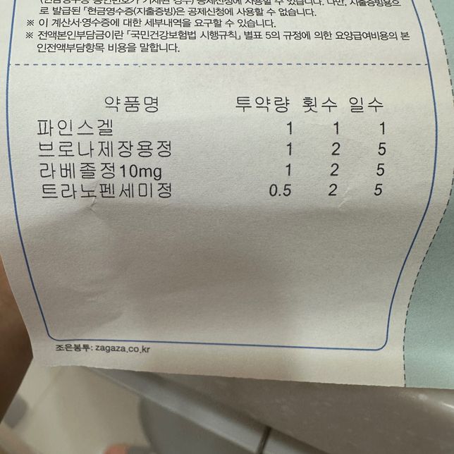 감기약이랑 정형외과약 같이 먹어도 되나요의 1번 째 이미지