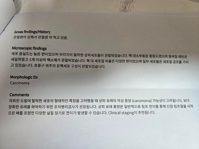 이런경우 무조건 다리절단이 최선인가요?의 1번 째 이미지