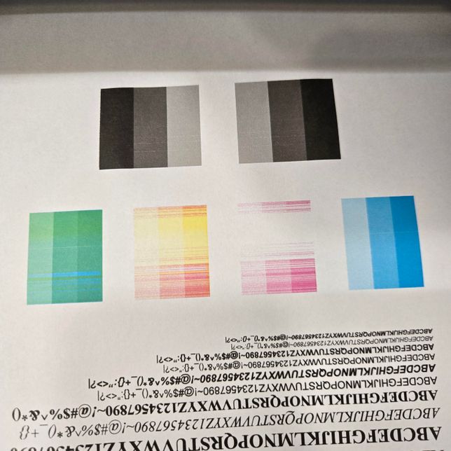 프린터기가 특정 색깔만 이상하게 안나와요의 0번 째 이미지