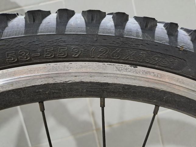 26인치 MTB 자전거 앞바퀴와 뒷바퀴 사이즈가 다른경우?의 2번 째 이미지