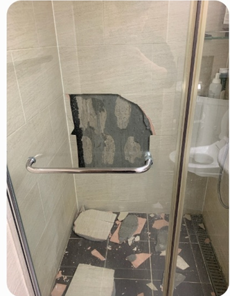 화장실 타일 파손시 추워서 깨진걸까요 외력에 의해서 깨진걸까요?의 0번 째 이미지