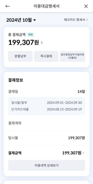 체크소액신용서비스 결제일이 언제인가요?의 0번 째 이미지