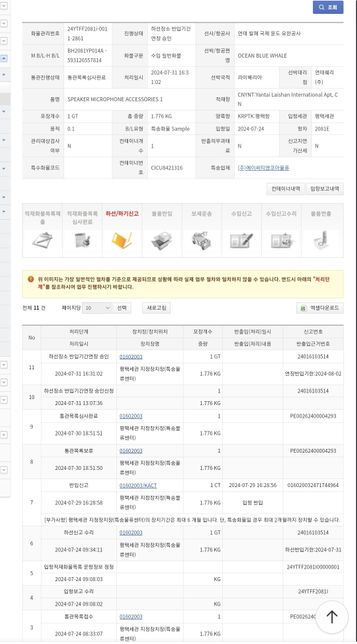 "배송 물품 내용물 중 제한 품목이 있습니다."라고 알리배송추적에 뜨네요..못받는건지 답답합니다.의 0번 째 이미지