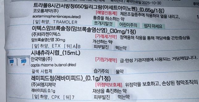 병원약을 먹고 난 후 구토가 나옵니다.의 0번 째 이미지