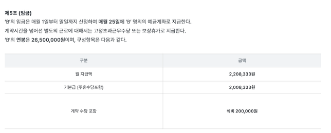 2025년 최저 임금 및 근로계약서 작성의 0번 째 이미지