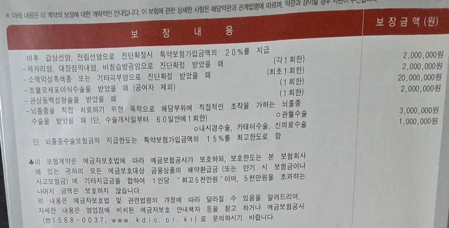 Ci 보험 삭제할 특약 관련 문의드립니다의 2번 째 이미지
