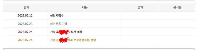 임차권등기 신청 진행에 변동이 일주일동안 없을 수 있나요?의 0번 째 이미지