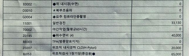 위내시경후 의사가 조직검사보냈다고 안내해주셨는데의 0번 째 이미지