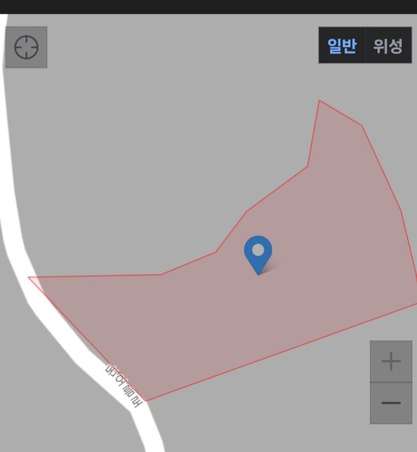 임야인데 사진처럼 현황도로에 이렇게붙어있어도의 1번 째 이미지