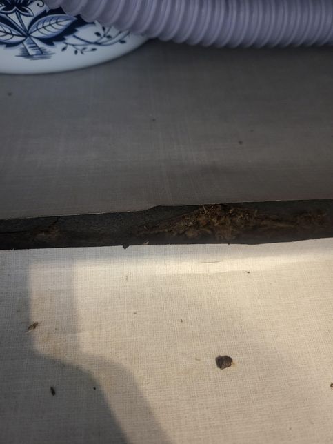 씽크대 하부장 분배기쪽 합판 썩음 이유가?의 1번 째 이미지