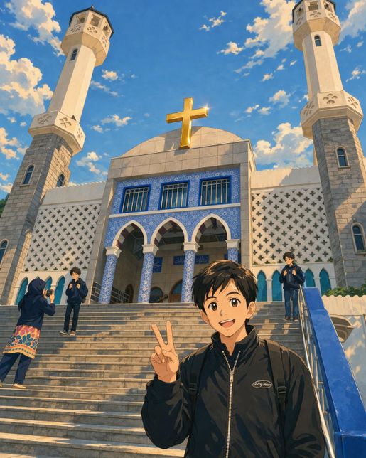 이 사진 속 건물은 실제 어느 지역에 있는 교회인가요? 교회가 맞는지 궁금합니다의 0번 째 이미지