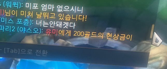 롤에서 패드립을 당했습니다 이거 고소가능힌가용의 1번 째 이미지