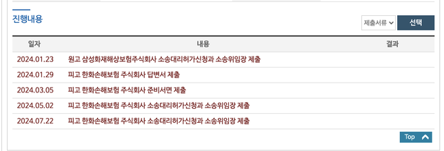 자동차사고 소송중 사건조회 질문입니다의 0번 째 이미지