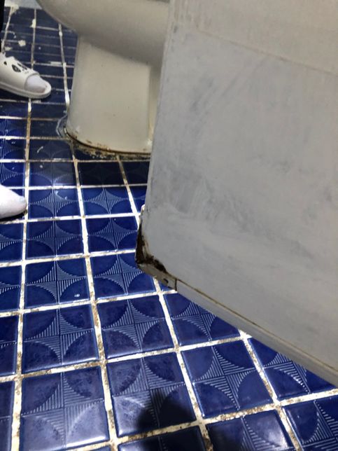 5년차 월세집 화장실 문이 부식되었습니다ㅠ의 1번 째 이미지