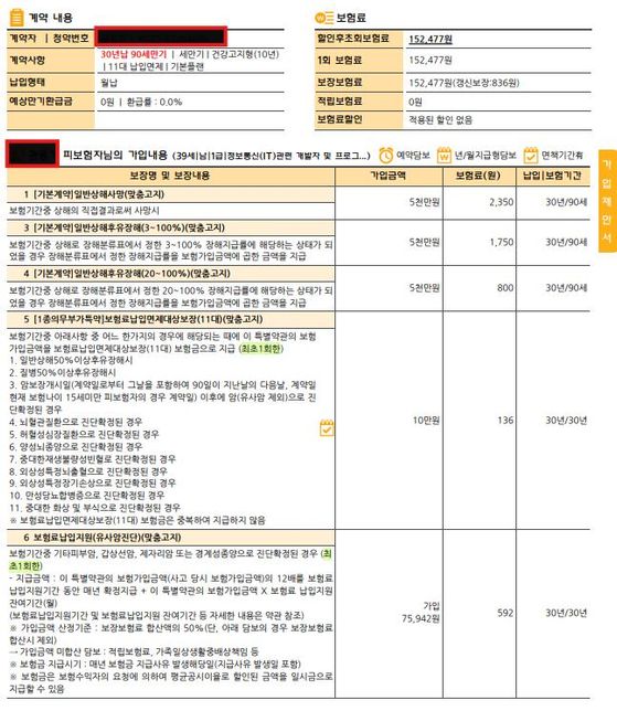 암 보험 관련 비용 및 설계 관련 문의 드립니다.의 0번 째 이미지