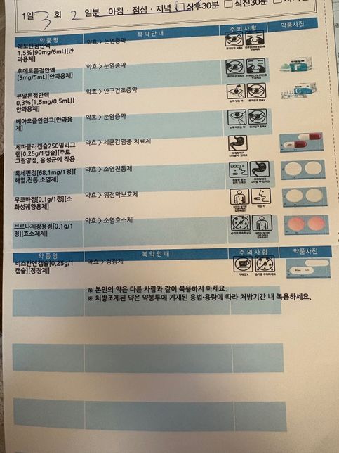 이소티논이랑 안과약 같이 복용 가능한가요?의 0번 째 이미지