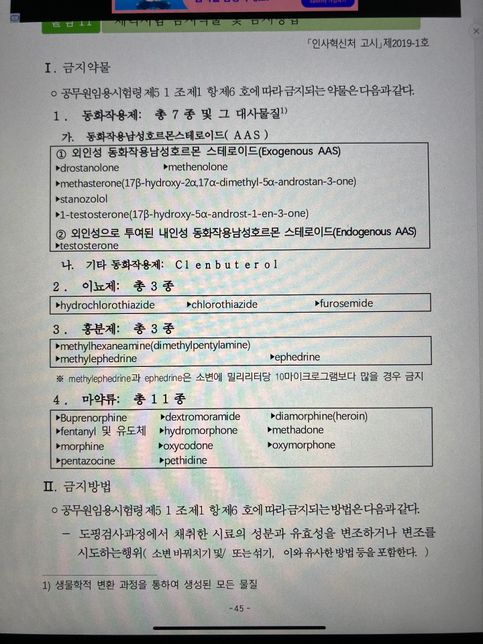 경찰 도핑 약물 비염 질문 드립니다!!!의 0번 째 이미지