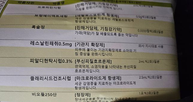 식후약인데 죽 아주 조금 감 조금이랑 먹고 30분뒤에 먹여도 되나요?의 0번 째 이미지