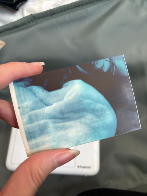 폴라로이드 스냅 사진 색이 청색이에요..!의 2번 째 이미지