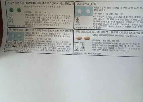 협심증약과 감기약 같이 복용해도 되나요의 3번 째 이미지