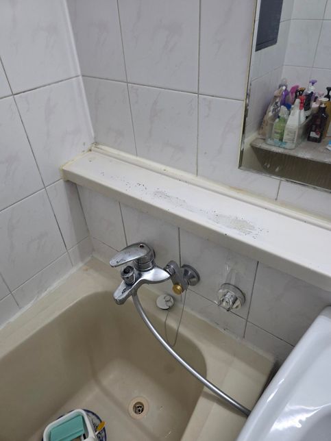 욕실 안 선반 보수 관련된 질문입니다.의 0번 째 이미지