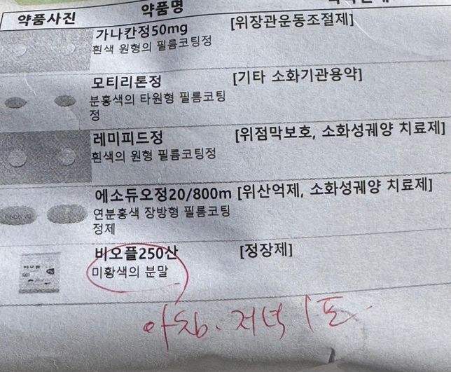 사진 속 약들과 피임약 야즈랑 동시 복용의 0번 째 이미지