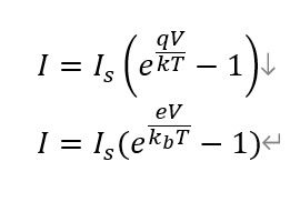 다이오드 온도 센서의 전류 방정식 질문의 0번 째 이미지