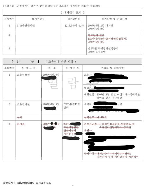 월세 오피스텔 계약하려고 하는데 신탁등기가 말소된 게 맞나요?의 0번 째 이미지