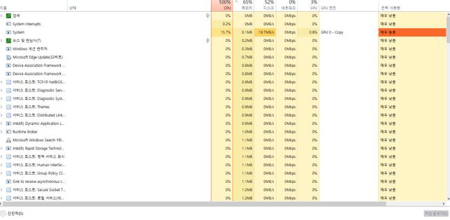 게임 부팅시 서비스 호스트가 이정도면 많은 건가요?의 3번 째 이미지
