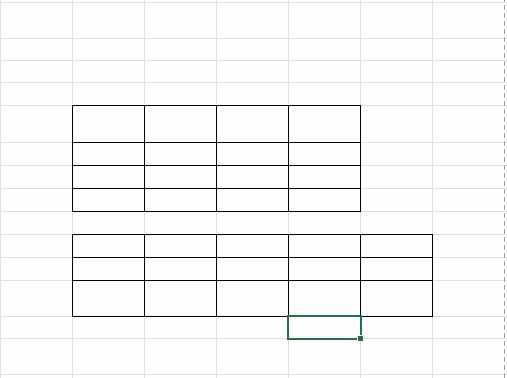 엑셀 표2개 열너비 맞추는법 알려주세요!!의 0번 째 이미지