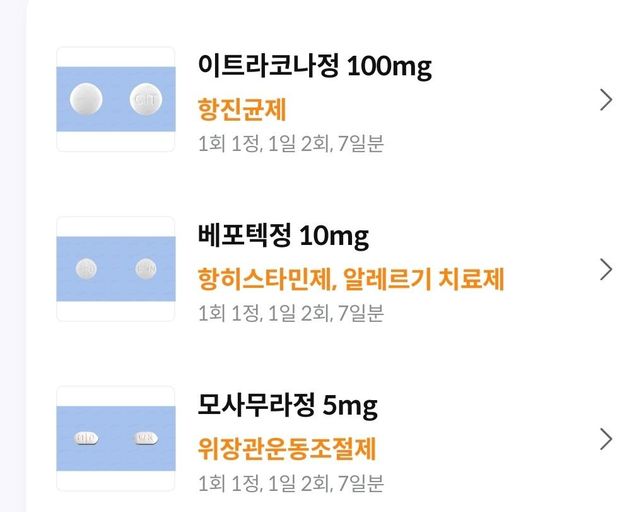 지금 복용하는약이 있는데 시간 텀 ---의 0번 째 이미지
