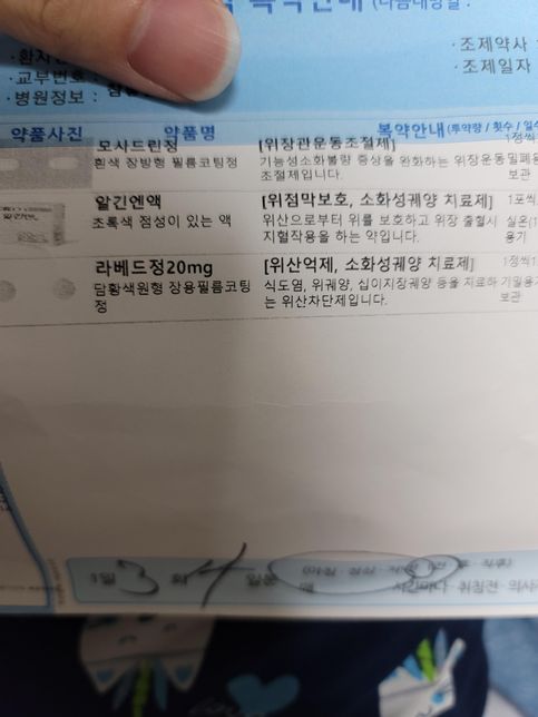 역류성식도염으로 약을 먹고있는데 타이레놀과 같이먹어도괜찮을까요?의 0번 째 이미지